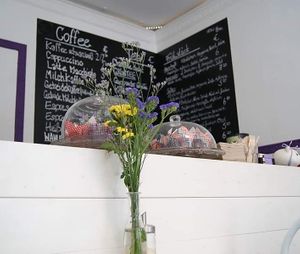 The breakfast & coffee menu at Velicious in Berlin