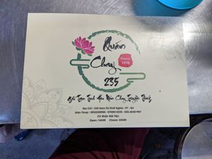 Menu at Quan Chay - Nam Ky Kho Nghia in Ho Chi Minh City
