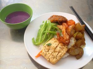 Rice plate. at Thanh Ai in Ho Chi Minh City
