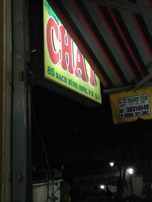 sign at Thanh Ai in Ho Chi Minh City