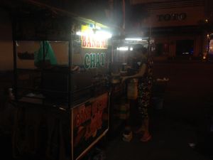 The food cart at Food Stall in Ho Chi Minh City