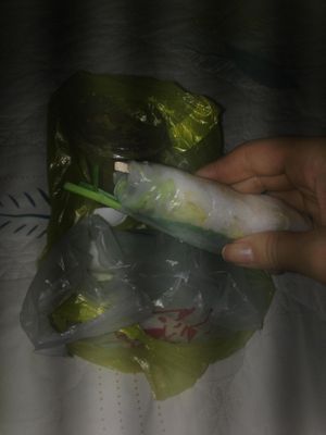 spring rolls at Food Stall in Ho Chi Minh City