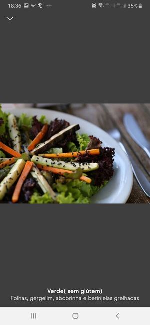 Salada verde at Vegetariano Social Clube Delivery in Rio De Janeiro