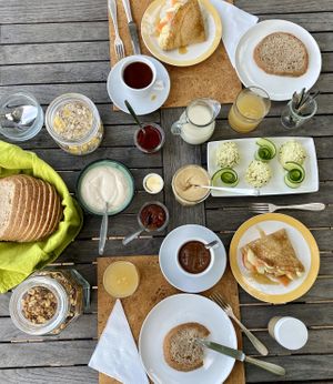 Breakfast at Eco Rooms Slovenia in Sela Nad Podmelcem