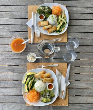 Dinner at Eco Rooms Slovenia in Sela Nad Podmelcem