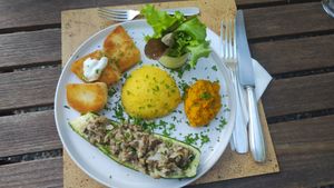 Diner at Eco Rooms Slovenia in Sela Nad Podmelcem