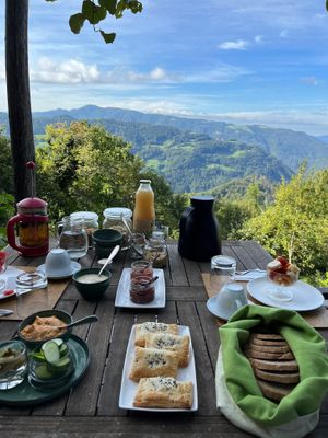 Breakfast at Eco Rooms Slovenia in Sela Nad Podmelcem