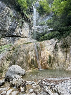 Sopota waterfall   at Eco Rooms Slovenia in Sela Nad Podmelcem