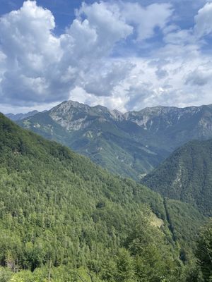 Slovenian mountains  at Eco Rooms Slovenia in Sela Nad Podmelcem