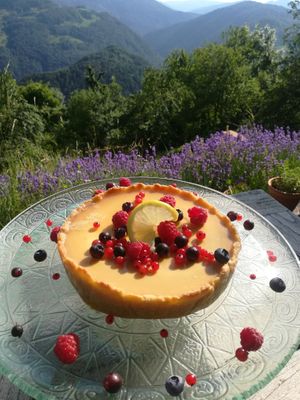 cheezzzzcake (vegan) at Eco Rooms Slovenia in Sela Nad Podmelcem