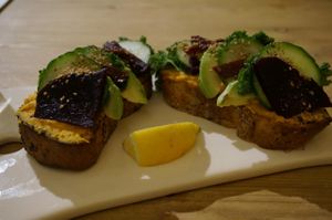 Tartine Detox (Vegan). at Le Pain Quotidien - Bretagne in Paris