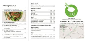 Menu, page 1 at Thoi Lai Quan in Hamburg