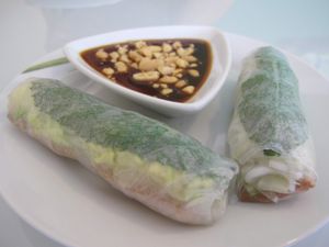 springs rolls at Thoi Lai Quan in Hamburg