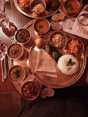 Vegan thali #Veganuary at Prashad in Bradford