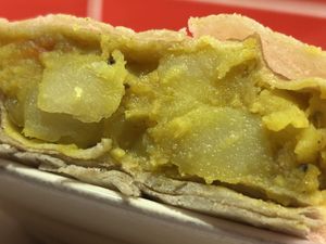 Masala Dosa up close and personal   at Prashad in Bradford