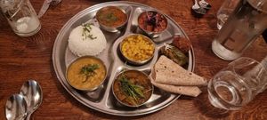 Thali at Prashad in Bradford