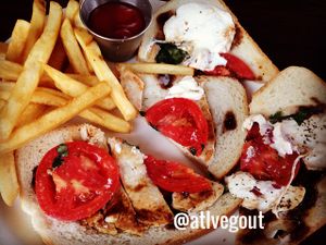 chikn pesto panini  at Vito's Pizza and Ristorante in Alpharetta