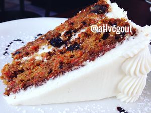 vegan carrot cake  at Vito's Pizza and Ristorante in Alpharetta