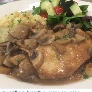 vegan chicken marsala  at Vito's Pizza and Ristorante in Alpharetta