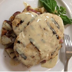 vegan rosemarino chicken special  at Vito's Pizza and Ristorante in Alpharetta