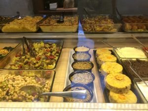 Buffet style at Giumella in Florence