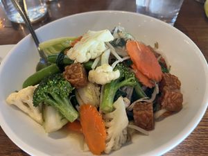 Veggie lover plate w/ tempeh 😋  at H.O.P.E. in Studio City