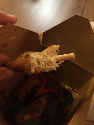 Inside a chicken wing - freakishly like the real thing! at H.O.P.E. in Studio City