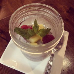 I prefer the coconut ice cream... but this chia pudding is something in between light and sweet and not too cold!  at H.O.P.E. in Studio City