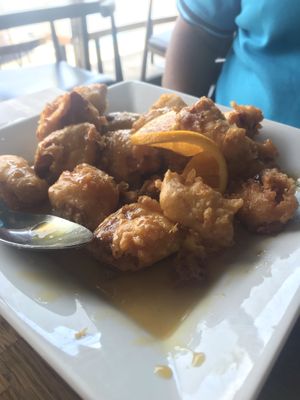 Crispy Orange Chicken at H.O.P.E. in Studio City
