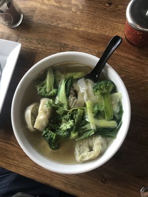 Yummy Wonton Soup at H.O.P.E. in Studio City