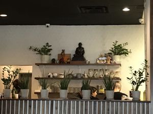 Upscale interior with a modern spiritual feel at H.O.P.E. in Studio City