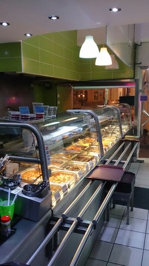 counter  at 96 Zen Etterem in Budapest