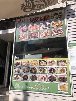 Menu  at 96 Zen Etterem in Budapest