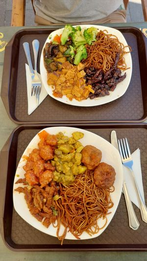 Largest plate option at 96 Zen Etterem in Budapest