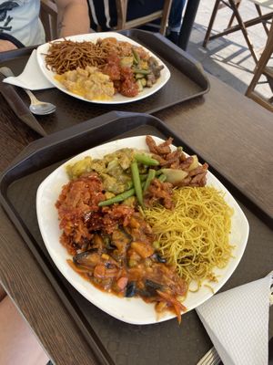 Mix of 1 main + 4 sides  at 96 Zen Etterem in Budapest