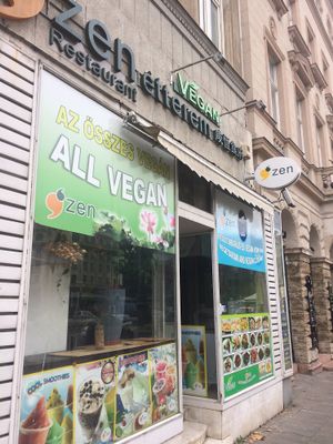 96 Zen has gone full vegan :) at 96 Zen Etterem in Budapest