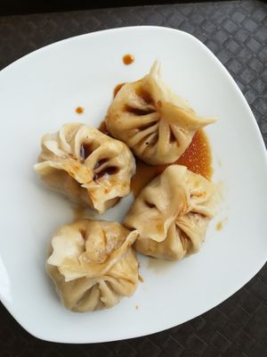 dumplings at 96 Zen Etterem in Budapest