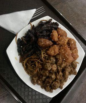 Buffet selection at 96 Zen Etterem in Budapest