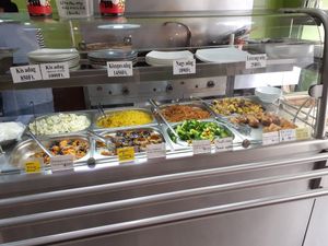 Main dishes at 96 Zen Etterem in Budapest