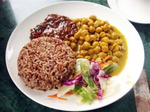 zen vegetarian at 96 Zen Etterem in Budapest