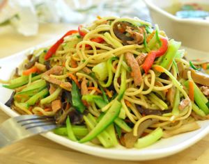 zen vegetarian at 96 Zen Etterem in Budapest