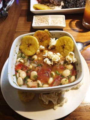 Ceviche costeño de chocho. También hay con champiñones o mixto. delicious  at Amaranto in Guayaquil