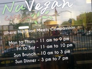 Hours at NuVegan in College Park