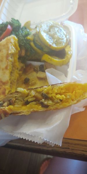 Vegan Chickn Quesadilla at NuVegan in College Park