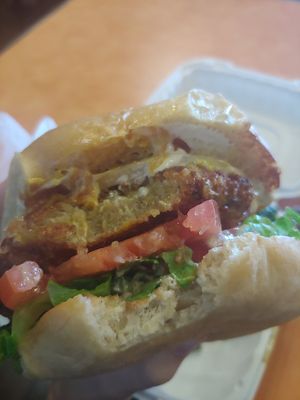 Quinoa Burger at NuVegan in College Park