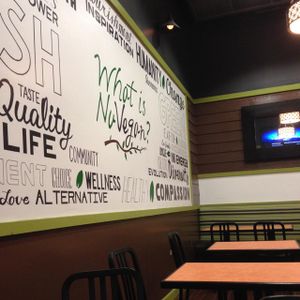 inside  at NuVegan in College Park