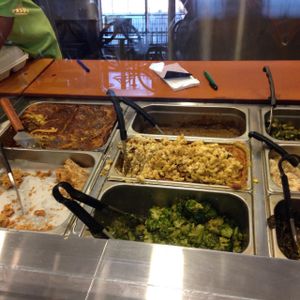 Hot bar choices continued at NuVegan in College Park