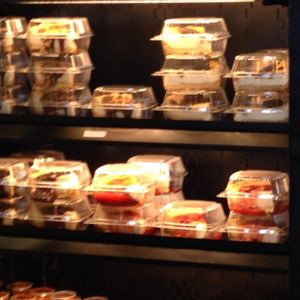 Bakery items in the cold case at NuVegan in College Park