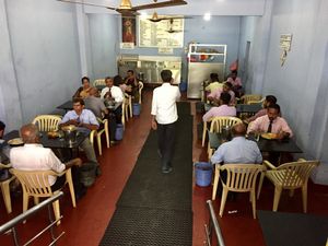 Interior downstairs at Indo Ceylon Cafe - Dosa King in Colombo