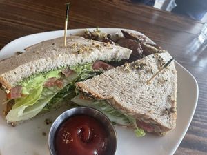 Garden style sandwich   at Fruits & Roots in Stuart